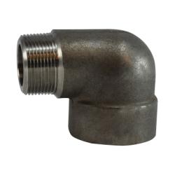101162 - 3/8 in MPT x 3/8 in FPT Forged Steel 90-Degree Street Elbow
