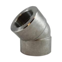 103180 - 1/8 in FPT x 1/8 in FPT 304 Stainless Steel 45-Degree Elbow Fitting