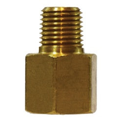 10439 - Brass SAE 45deg Flare Adapter - 5/8-in Female Flare x 1/2-in MNPTF