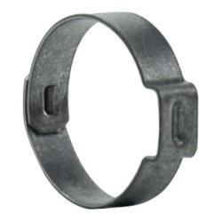 1050008 - 5/8 in 1-Ear Hose Clamp, 0.543 in Minimum Diameter, Carbon Steel, Galvanized Finish
