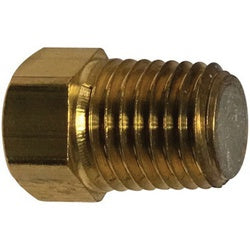 10604 - Brass Fusible Pipe Plug 3/8 in SAE 45° Flared for High-Temperature Applications