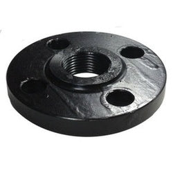 107063 - 1-1/4 in x 1-1/4 in Threaded Steel Flange with Four Bolt Holes