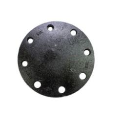 108070BF - 5 in x 5 in Iron Blind Flange with 8 Bolt Holes, 1 in Thickness