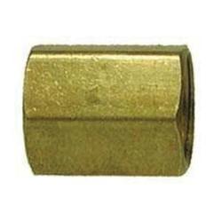 12028 - Brass Hex Union 5/8-in x 5/8-in for Hydraulic Tubing, 1.06-in Hex Size