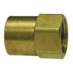 12030 - 1/4 in Inverted Flared x 1/4 in FNPTF Brass Straight Adapter