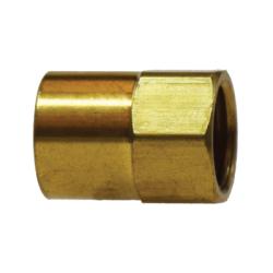 12032 - Brass Straight Adapter 3/16 in Inverted Flare to 1/8 in FNPTF, 3/4 in Length