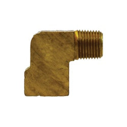 16127 - Brass 90-Degree Elbow Fitting - 1/8-in Double Compression x 1/4-in MIP