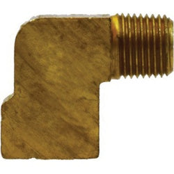 16130 - Brass Elbow Fitting - 1/4 in Threaded Sleeve x 1/8 in MIP, 500 psi Pressure Rating