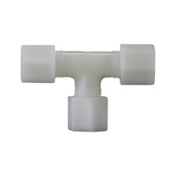 17103P - 1/4-in Compression Union Tee Fitting, Polypropylene Material