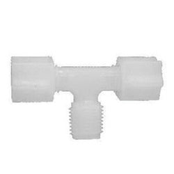 17292P - 1/4 in Compression x 1/4 in Compression x 1/4 in MPT Polypropylene Branch Tee Fitting