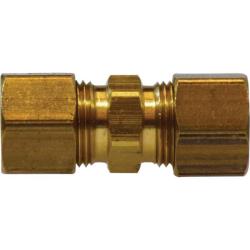 18072 - Brass Union Fitting - 1 in Compression x 1 in Compression for Tubing