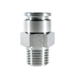 20054SS - 1/4-in Push-to-Connect x 1/8-in Male NPT 316 Stainless Steel Male Connector