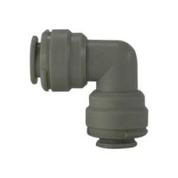 20153P - 90-Degree Union Elbow 3/8-in Push-In Tube, Durable Plastic, 100-170 psi