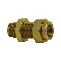 20171 - 1/4-in Push-to-Connect x 1/4-in Female NPT Brass Bulkhead Union