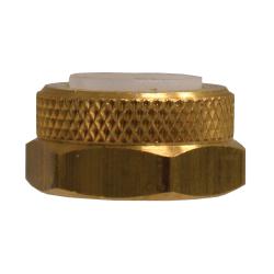 20213 - 3/8 in Flareless Brass Hex Nut and Sleeve Assembly for Tubing Connection