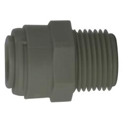 20531P - 5/16-in Push-On Hose Stem to 1/4-in MIP Polypropylene Adapter