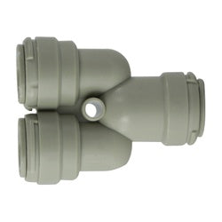 20777P - 3/8-in x 3/8-in x 3/8-in Acetal 2-Way Divider with 170 psi Pressure Rating