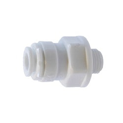 20958P - 3/8 in Push-In x 3/8 in Male BSP Plastic Adapter, Acetal, 170 psi, 34-150°F
