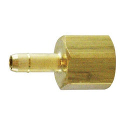 21049 - 1/4 in Barbed to 3/8 in FIP Brass Adapter for Plumbing Applications