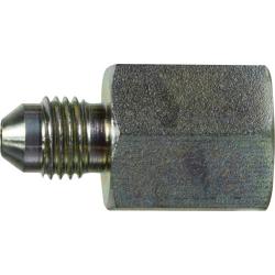 240542 - Steel Straight Adapter 1/4-in Male JIC x 1/8-in Female NPTF for 5000 psi Applications