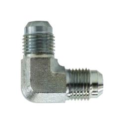 25001612 - Steel 90-Degree Union Elbow Fitting, 1 in & 3/4 in Male JIC, 3000 psi, 375°F