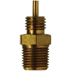 25175 - Brass Adapter 1/8 in OD Tube to 1/16 in MPT with Nut and Split Sleeve