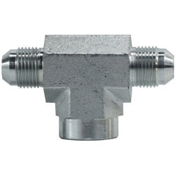 260232 - Steel Female Pipe Branch Tee, 3/16-in Male JIC & 1/8-in Female NPTF Connections
