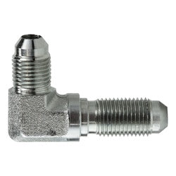 27015 - 90-Degree Steel Bulkhead Union Elbow, 5/16-in Male JIC, 5000 psi, 375°F