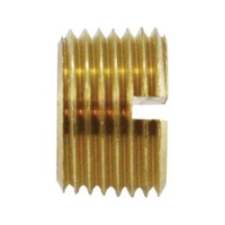 28175 - 1/4-in Male NPTF Brass Slotted Head Plug with 1200 psi Rating