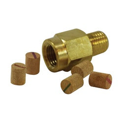 28357 - 3/8 in x 3/8 in Brass Pressure Snubber for Pipe Systems