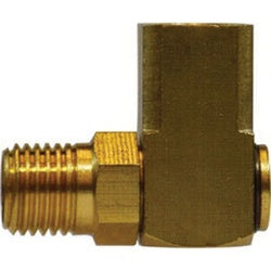28430 - 90-Degree Brass Swivel Street Elbow 1/4-in Female NPTF x 1/4-in Male NPTF