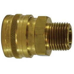 28669 - 3/4 in MPT Brass High Flow Coupler for -40 to 250°F Applications