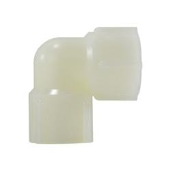 28704W - 3/4 in x 3/4 in Nylon 90-Degree Elbow Fitting, 125 psi, -40 to 200°F