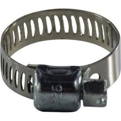 300012 - Miniature Worm Gear Clamp, 9/16 in to 1-1/4 in Clamp Diameter, 5/16 in Width, Carbon Steel