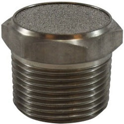 300014 - 1/8 in MPT Breather Vent - 303 Stainless Steel, Max 150 psi, 35°F to 390°F