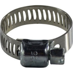 300016 - 11/16 in x 1-1/2 in Carbon Steel Miniature Worm Gear Clamp, 1/4 in Bolt Size