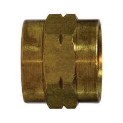 30012 - 3/4-in FGH x 3/4-in FGH Brass No Swivel Straight Adapter, 1.08 in Length
