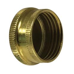 LFHC-12W - 3/4 in FHT Lead-Free Brass Cap Fitting for Garden Hoses