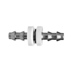 30301SS - 3/8-in x 3/8-in Push-On Hose Splicer Fitting - 316 Stainless Steel
