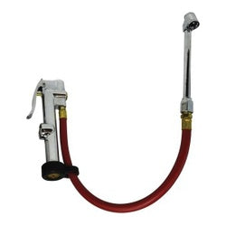 320011 - 12 in Hose, 1/4-18 in FIP Steel Inflator with Gauge and Sight Glass