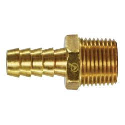 32026LF - Lead-Free Brass Rigid Adapter - 3/8-in Hose Barb x 3/4-in MIP