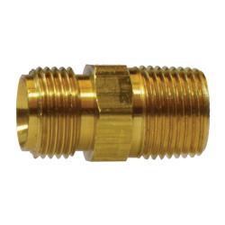 32032 - 1/2-in Male NPSM x 1/2-in Male NPTF Brass Ballseat Adapter