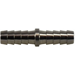 32091SS - 1/8 in Barbed Splicer, 316 Stainless Steel, Max 150 psi