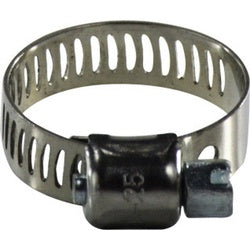 325004 - 7/32 in x 5/8 in 301 Stainless Steel Miniature Worm Gear Clamp