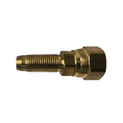 32770 - 1/4-in x 1/4-in Brass Reusable Female Swivel Stem Adapter