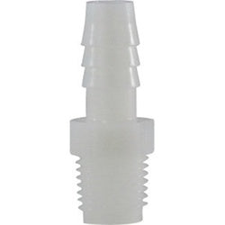 33006W - 1/4 in Barbed to 3/8 in MIP Nylon Adapter, -40 to 200°F, 125 psi
