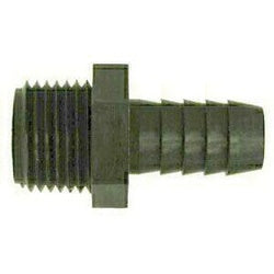 33013P - 3/8 in x 3/8 in Polypropylene Barbed Hose Adapter