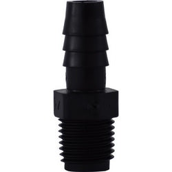 33018B - Polyethylene Adapter 1/2 in Hose Barbed Fitting to 3/4 in MIP