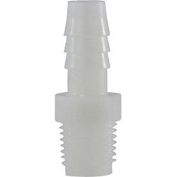 33019W - 5/8 in Barbed to 3/8 in MIP Nylon Adapter, Max 125 psi, -40 to 200°F