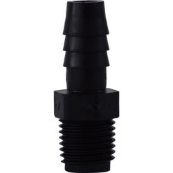 33022B - 3/4-in Hose Barbed x 1/2-in MIP Polyethylene Adapter